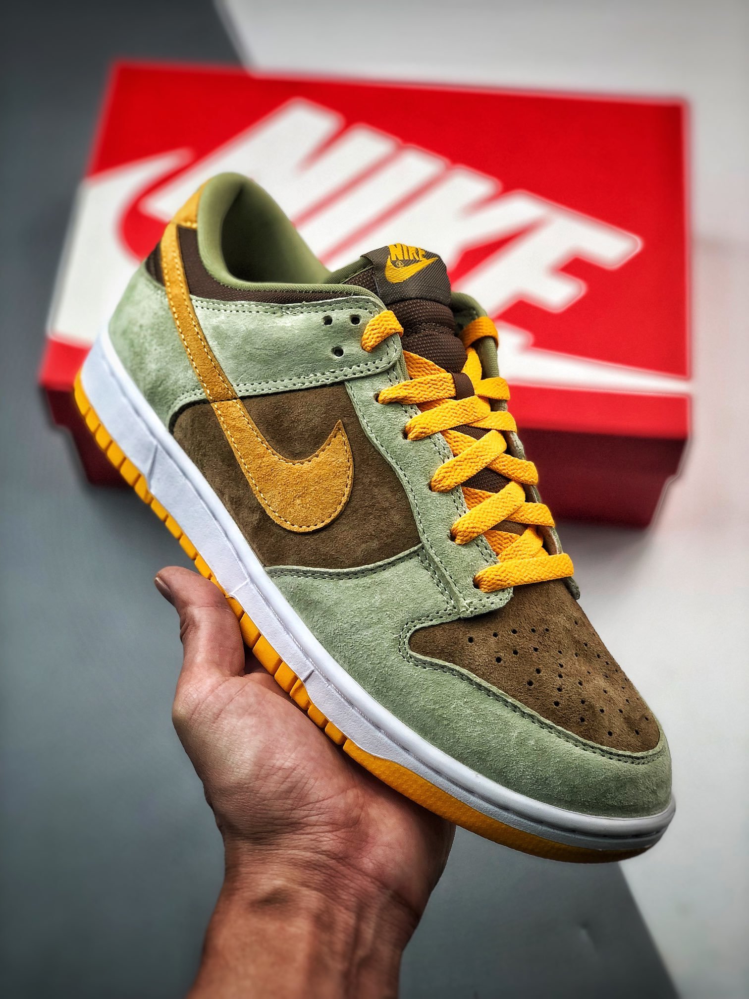 320 Nike Dunk Low SE “Dusty Olive” 绿棕橙配色DH5360-300